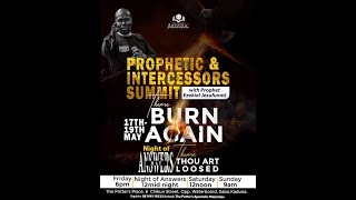 PROPHETIC AND INTERCESSORS SUMMIT  GRAND FINALE  SUNDAY19TH MAY 2024 [upl. by Jannery]