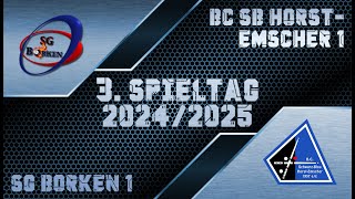 Tisch 6 Spieltag ⚔️ Verbandsliga SG Borken 1 🆚 BC SchwarzBlau HorstEmscher 1 [upl. by Cataldo]