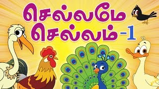 Chellame Chellam Tamil Rhymes Vol 1  NonStop Compilations  Tamil Rhymes for Children [upl. by Melliw]