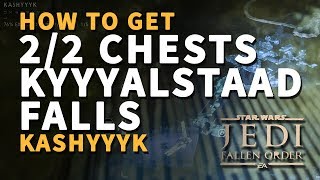 All Kyyyalstaad Falls Chests Locations Kashyyyk Star Wars Jedi Fallen Order [upl. by Avelin]