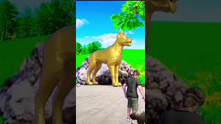 Unblock the yellow dog and scatter 3D Special Effects 3D Animationshorts [upl. by Niuqram]