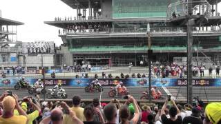 2015 Red Bull Indianapolis GP  Sun 892015  MotoGP Race Start [upl. by Arlyn]