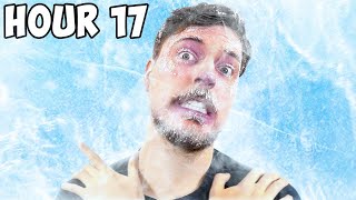 I Survived 24 Hours Straight In Ice [upl. by Kroy]