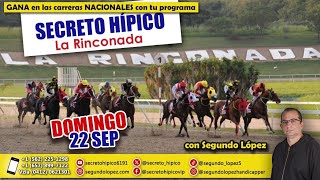 SECRETO HÍPICO LA RINCONADA 22 de septiembre de 2024 [upl. by Ddahc]