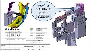 PNEUMATIC POWER CLAMP CYLINDER VALIDATION amp OPENING TIME CALCULATIONS [upl. by Griz]