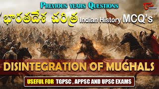 Disintegration of Mughals  Mughal History MCQ  Indian history  GK  Tone Academy [upl. by Atinuaj]