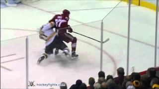 Adam McQuaid vs Raffi Torres Dec 28 2011 [upl. by Tengdin]