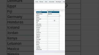 Searchable Dropdown in Excel shorts excel exceltips [upl. by Ameekahs751]