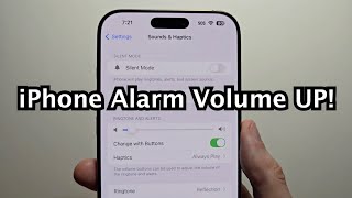 iPhone 16 How to Make Alarm LOUDER iOS 18 [upl. by Eisen]