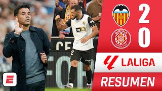 GIRONA sorprendido en Mestalla cae fulminado por el VALENCIA 20 y suma tercera derrota  La Liga [upl. by Kalam]