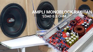 Membuat Amplifier 12V ClassD Subwoofer Monoblock [upl. by Demetre]