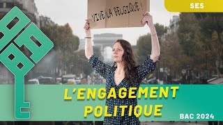 Lengagement politique  SES Terminale Bac 2025 [upl. by Gnivri286]