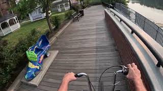 eBiking Haverhill MA  Westgate to Bradford  081524 [upl. by Yremogtnom]