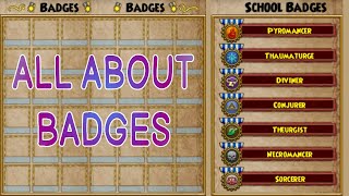 A Brief Guide to Badges in Wizard101 [upl. by Aneleairam]