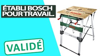 Avis Établi de travail Bosch [upl. by Peer417]