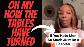 Woman Says quotIf Women Hate Men So Much Just Be a Lesbianquot [upl. by Myles676]