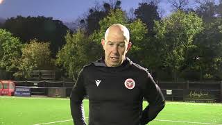 Beaconsfield Town 13 Poole Town  Jon Underwood Interview  4 November 2023 [upl. by Xxam502]