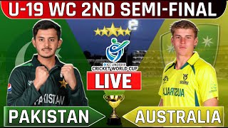 LIVE🔴 pakistan vs australia under19 world cup semifinal 2  pak u19 vs aus u19  u19worldcup [upl. by Dysart]