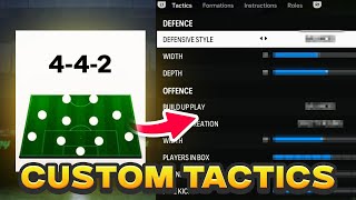 This FORMATION is ELECTRIC ⚡️FC 24 Best Custom Tactics amp Instructions [upl. by Yatnuahc606]