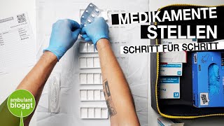 Medikamente stellen im Wochendispenser  Medikamentenlehre [upl. by Eirallam795]