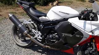 Hyosung GT 650 R 2015 review en español [upl. by Nosretep]