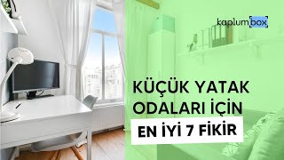 Küçük Yatak Odaları İçin En İyi 7 Fikir 🏡✨  KaplumboxLife [upl. by Anavahs]