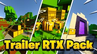 RESOURCEPACK RTX YANG BIKIN MCPE TERLIHAT SEPERTI DI TRAILER [upl. by Samid]