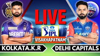 IPL 2024 Live KKR vs DC Live Match  IPL Live Score amp Commentary  Kolkata vs Delhi Live Match [upl. by Breeze]