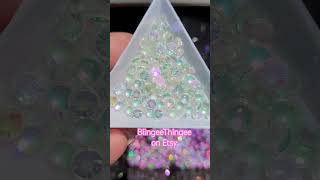 70 Off Aurora Glass Rhinestones BlingeeThingee on Etsy aurora Rhinestones bling smallbiz shop [upl. by Warfield966]