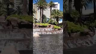 Vegas Strip  The Mirage Fountain  Las Vegas [upl. by Milano]