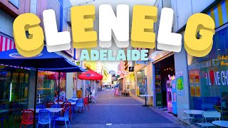 Glenelg Adelaide 4K  Virtual Walk Tour  60fps Adelaide City  Australia [upl. by Page]