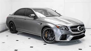 Selenite Gray Metallic on Black Nappa 2018 MercedesBenz EClass E 63 S AMG [upl. by Eelatan274]