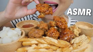 ASMR KOREAN FRIED CHICKEN The Best Original Yangnyeom and Soy Garlic NO TALKING Eating Sound [upl. by Penland709]