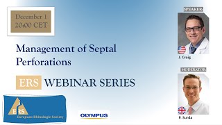 ERS Webinar Series 2022 Management of Septal Perforations [upl. by Leamaj]