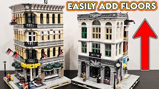 Easily EXPAND your LEGO MODULAR BUILDINGS [upl. by Zanlog468]