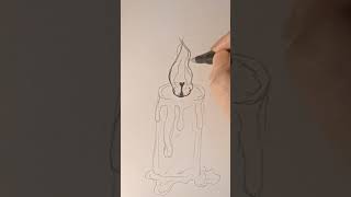 candle drawing candle candledrawing short [upl. by Bond]