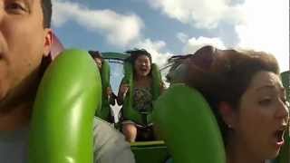 Universal Island of Adventure  Hulk Roller Coaster  HD [upl. by Stulin]