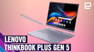 Lenovo Thinkbook Plus Gen 5 Hybrid handson at CES 2024 [upl. by Lauree]