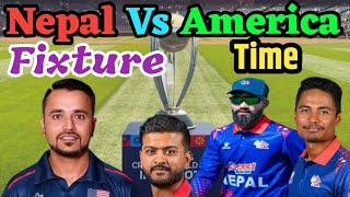 Nepal Cricket ll Leauge div2 America series fixture ll खेल कहिले हुँदैछ [upl. by Jenn]