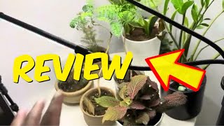 GHodec Grow Light with Stand Floor Plant Light Review [upl. by Rafaelia]