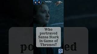 Who Played Sansa Stark in Game of Thrones  Guess the Actress⚔️ [upl. by Ahsemad]