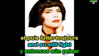 Mireille Mathieu  La quête Learning French with a song [upl. by Annaeel]