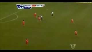 Newcastle 42 Southampton PAPIS CISSE GOLAZO [upl. by Olvan]