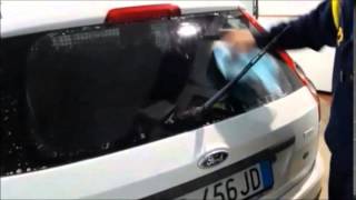 applicazione pellicole oscuranti auto video guida solarblackit [upl. by Southworth]