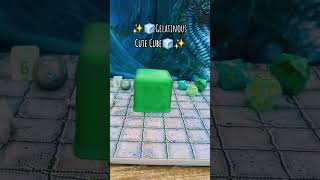 Gelatinous Cute Cubes are now available 💚🧊 gelatinouscube dndminiatures dnd ttrpg gelatinous [upl. by Tyika]