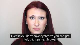 Full thick perfect brows with Toppik Brow Building Fibers [upl. by Ras]