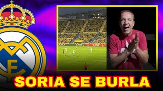 CRISTÓBAL SORIA SE BURLA DE TRES JUGADORES DEL MADRID TRAS EL EMPATE “A PUNTITO…” [upl. by Bashuk672]