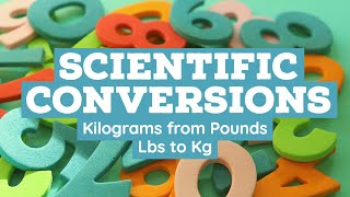 Kilogram from pound lbs to kg conversion using dimensional analysis made easy [upl. by Anawat]