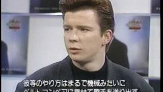 Rick Astley  Interview JPTV 1988 [upl. by Vernita]