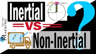 Inertial vs Non Inertial Frame of Reference  why and when to use Pseudo Forces  Physics [upl. by Rehpetsirhc]